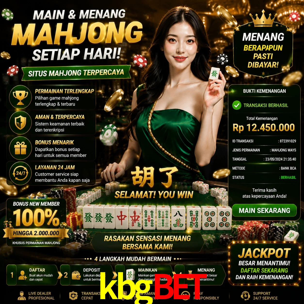 Ganhar e sacar na kbgbet